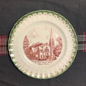 Vintage Church Plate: Kewanee, IL